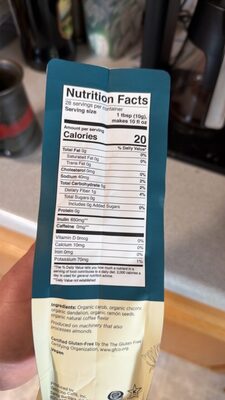 Teeccino Dandelion Dark Roast