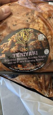 Teriyaki Boneless Skinless Chicken Thighs with up to 20% Seasoning Solution