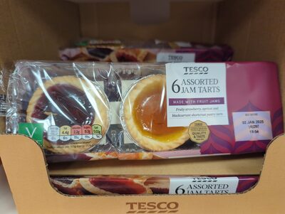 Tesco Assorted Jam Tarts 6 Pack