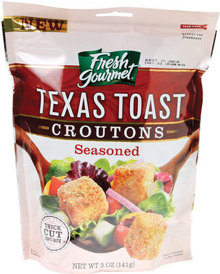 Texas toast croutons seasoned
