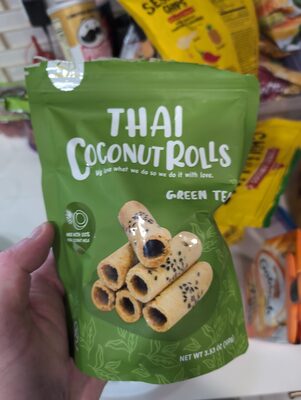 Thai Coconut Rolls, Green Tea