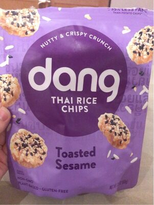 Thai rice nutty & crispy crunch chips