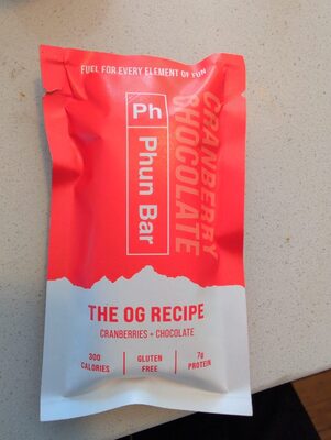 The OG Recipe Cranberries + Chocolate