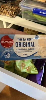 THIN & CRISPY ORIGINAL FLAVOURED RICE CRACKERS