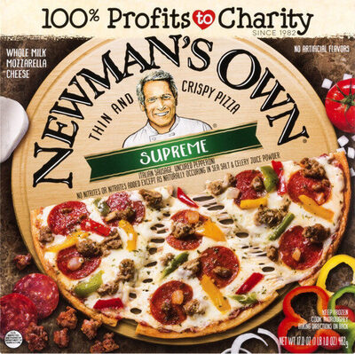 Thin & crispy supreme frozen pizza