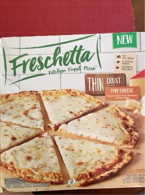 Thin Crust Five Cheese Pizza