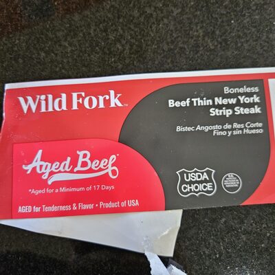 Thin New York Strip Steak
