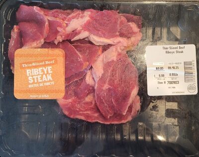 Thin-Sliced Beef Ribeye Steak