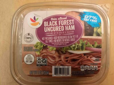 Thin Sliced Black Forest Uncured Ham