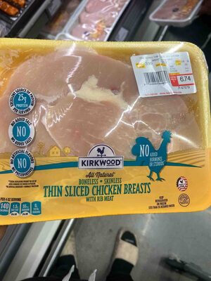 Thin Sliced Chicken Breasts