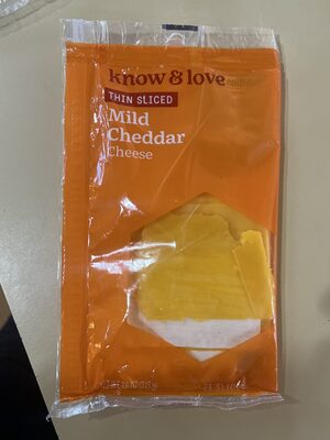 Thin Sliced Mild Cheddar cheese