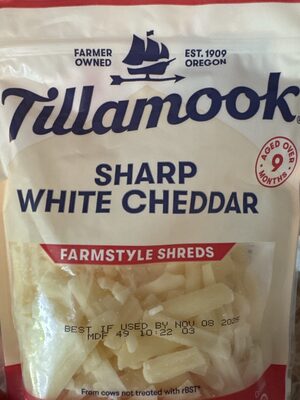 Tillamook Sharp White Cheddar