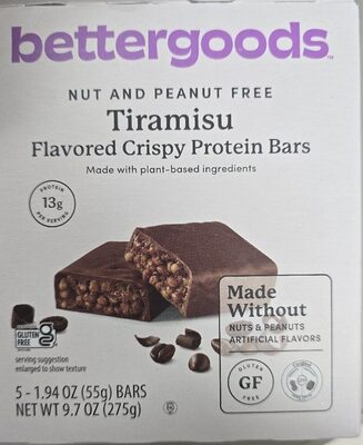 Tiramisu Flavored Crispy Protein Bar