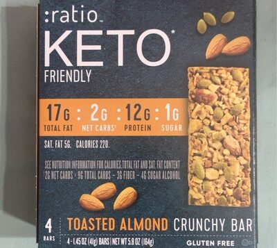 Toasted almond crunchy bar