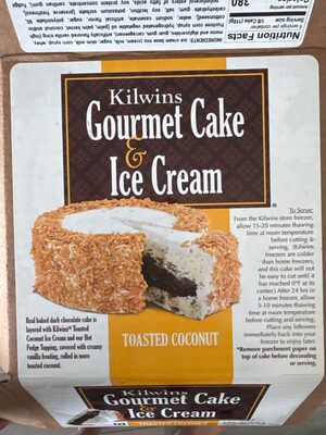 Toasted Coconut Ice Cream Cake