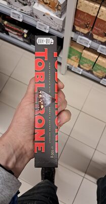 Toblerone Dark Chocolate with Honey & Almond Nougat