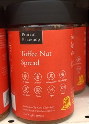 Toffee nut spread