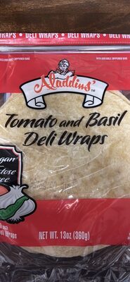 Tomato and Basil Deli Wraps