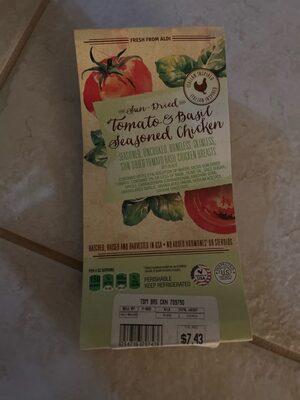 Tomato And Basil Seasoned Chicken