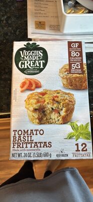 Tomato Basil Frittatas