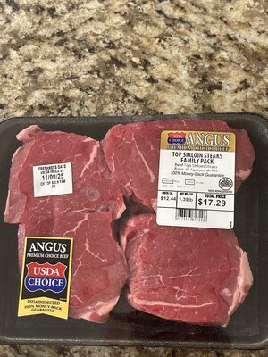Top Sirloin Steaks