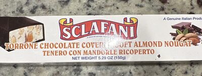 Torrone Chocolate Covered Soft Almond Nougat