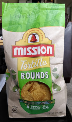 Tortilla rounds, made with sea salt