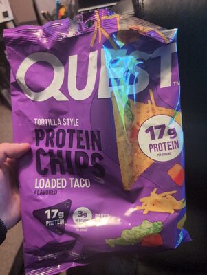 Tortilla Style Protein Chips Loaded Taco Flavored