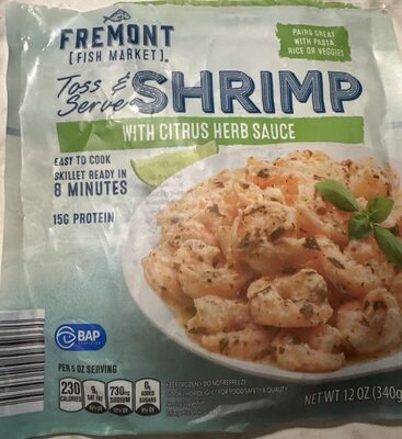 Toss & Serve Shrimp With Citrus Herb Sauce