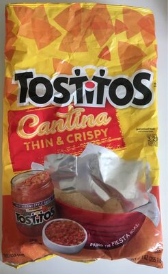 Tostitos Cantina Thin & Crispy Tortilla Chips 9 Ounce Plastic Bag