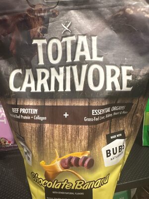 Total Carnivore Chocolate Banana Protein