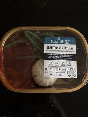 Traditional Meatloaf W GB & MP