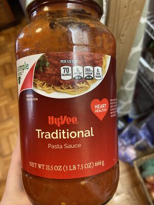 Traditional pasta sauce, traditional