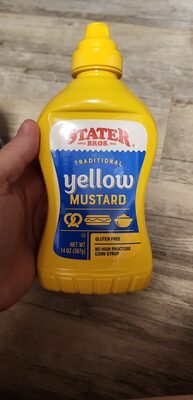 Traditional yellow mustard, traditional yellow