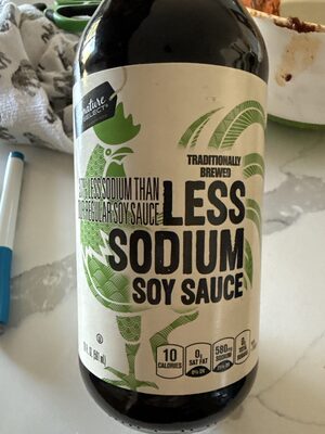 Traditionally Brewed Less Sodium Soy Sauce