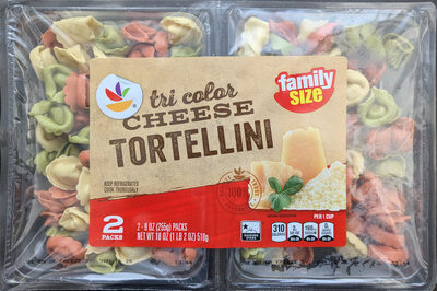 Tri-Color Cheese Tortellini Family Size - 2 ct Fresh