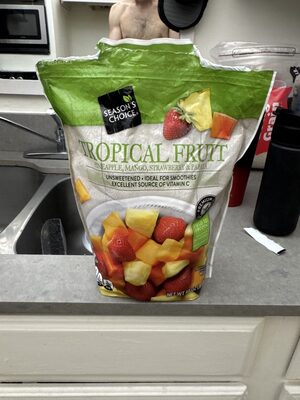 Tropical fruit: Pineapple, Mango, Strawberry And Papaya