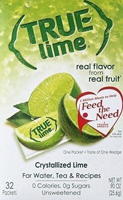 True lime crystallized lime packets