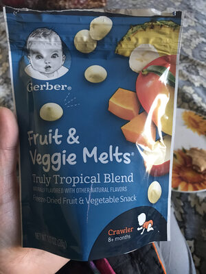Truly tropical blend fruit & veggie melts