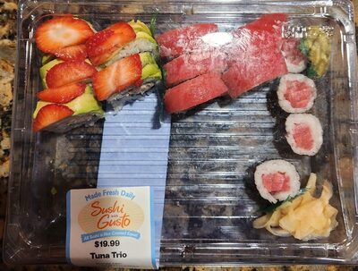 Tuna And Salmon Sushi (No Rice)