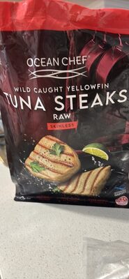 Tuna Steaks Raw Skinless