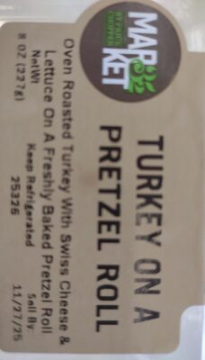 Turkey On A Pretzel Roll