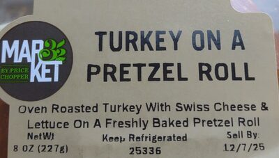Turkey On A Pretzel Roll
