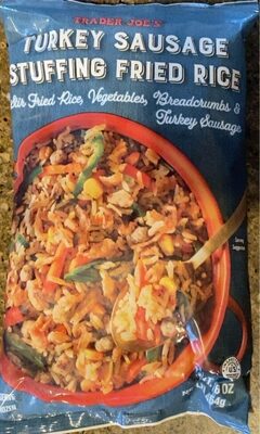 Turkey sausage stuffing fried rice
