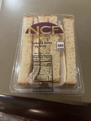 Turkey & Swiss on White