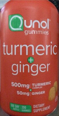 Turmeric and ginger gummies