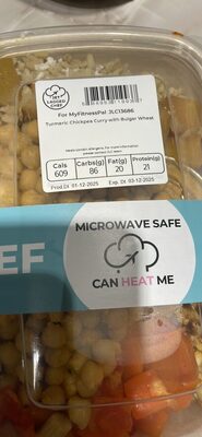 Turmeric Chickpea Curry with Bulgar Wheat