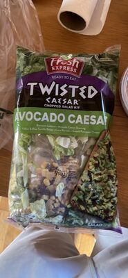 Twisted Caesar Chopped Salad Kit Avocado Caesar