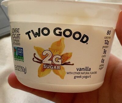Two Good Vanilla Yogurt-Cultured Ultra-Filtered Milk