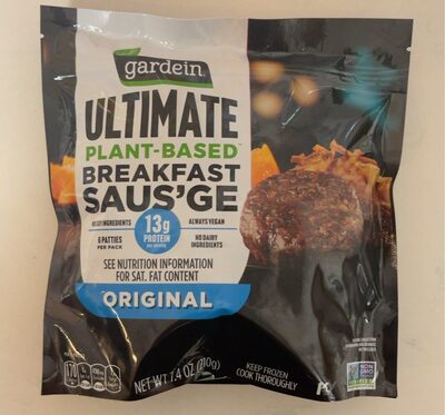 Ultimate Plant-Based Breakfast Saus'ge, Original